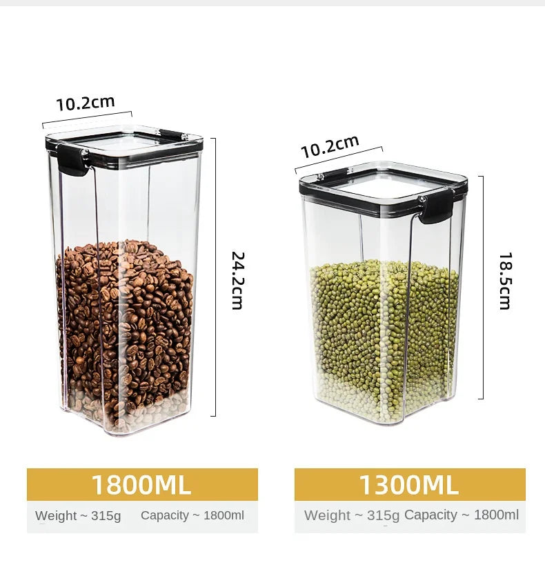 Boîtes de conservation hermétiques – Organisation & Zéro Déchet